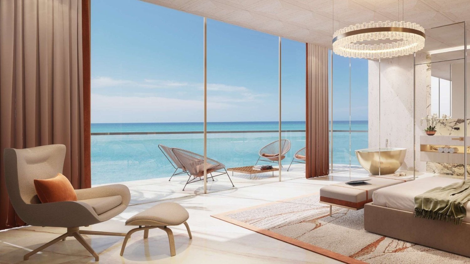 1 Schlafzimmer Wohnung in Sora Beach Residences, Al Marjan Island, UAE, Nr. 63591