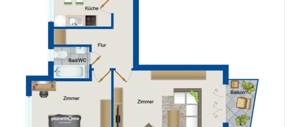 Apartamento de 2 habitaciónes en Steglitz, Germany No. 93569 8