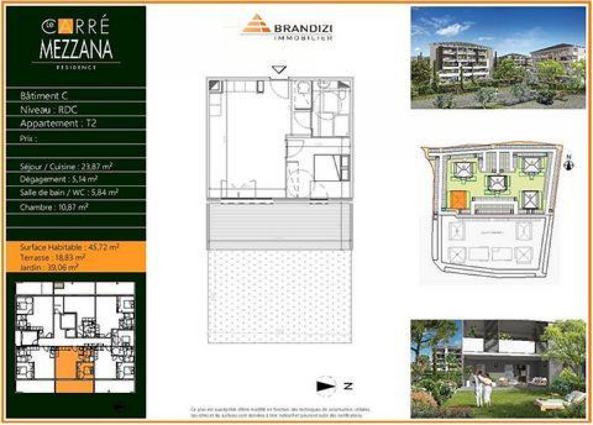 Studio in the Condo in Lucciana, France No. 12468