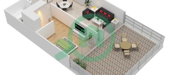 2 bedrooms Apartment in AZIZI GRAND, Dubai Sports City, UAE No. 60229 4