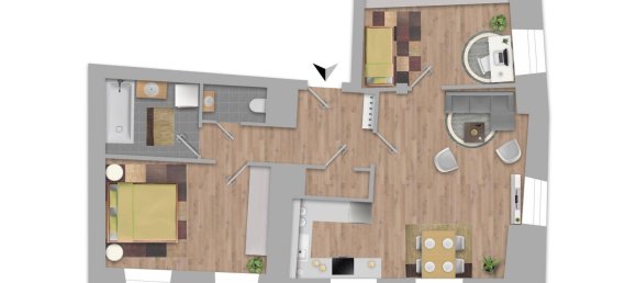 3 rooms Apartment in Hall in Tirol, Austria No. 257713 10