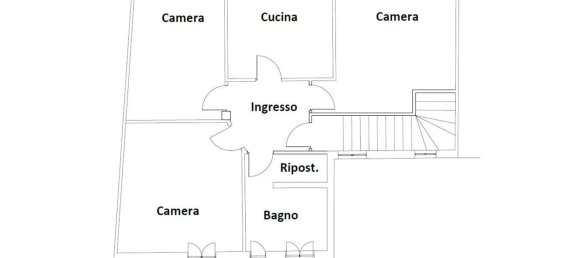 3غرفة منزل في Borgo Vercelli, Italy رقم 80692 26