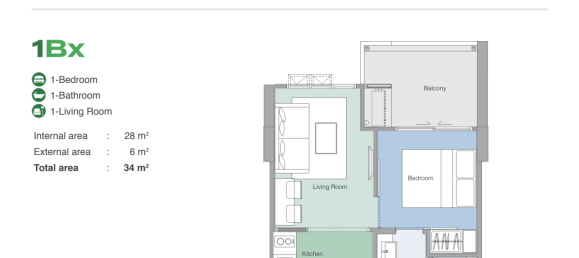 Condominio de 34 m² en Phuket, Thailand No. 69454 2