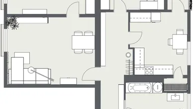 3-Zimmer Wohnung in Eggenberg, Austria, Nr. 135809