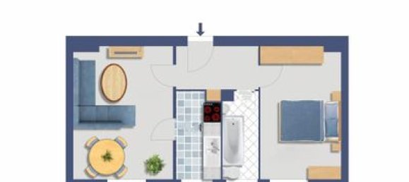 2غرفة شقة في Tempelhof, Germany رقم 364614 8