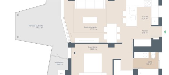 1 Schlafzimmer Wohnung in Palmanova, Spain, Nr. 14693 15