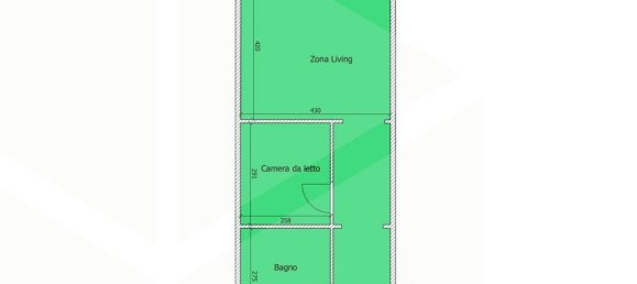 2-Zimmer Wohnung in Bari, Italy, Nr. 23272 3