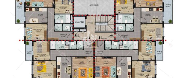 Apartamento de 2+1 en Konakli, Turkey No. 5353 29