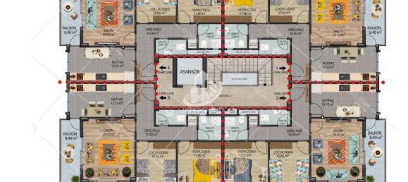 Apartamento de 2+1 en Konakli, Turkey No. 5353 30