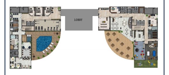 Квартира с 2 комнатами в Аланья, Турция № 29912 19