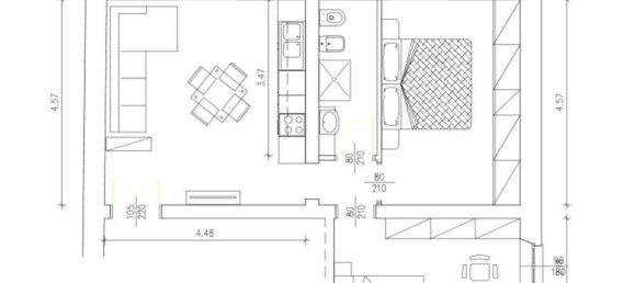 2-Zimmer Wohnung in Cremona, Italy, Nr. 125846 17