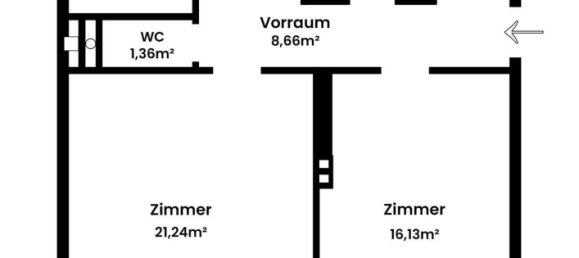 2 rooms Apartment in Brigittenau, Austria No. 210110 40