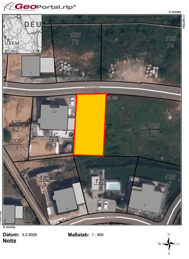 Terrain à Bad Kreuznach, Germany No. 218247