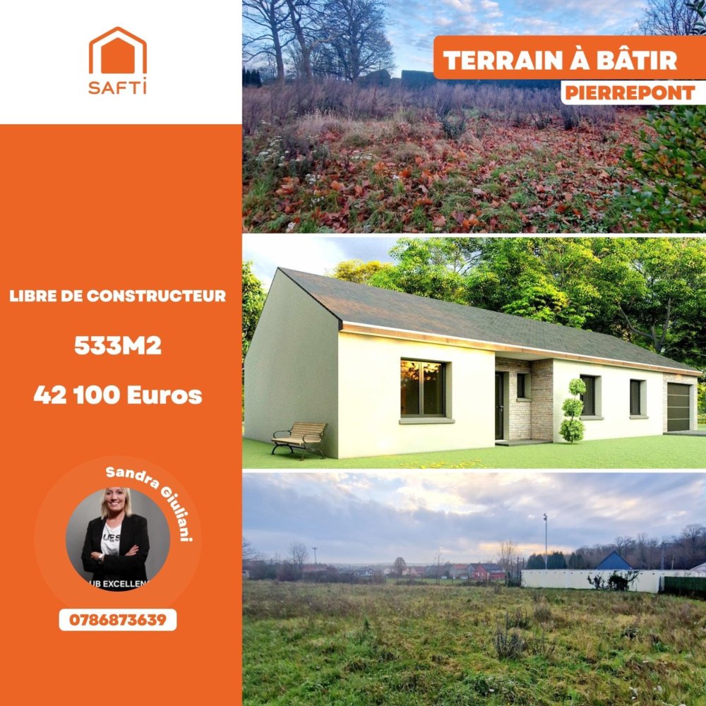 533m² Land in Pierrepont, France No. 83050