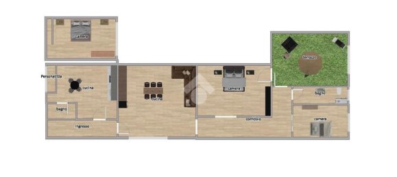 Квартира с 3 спальнями в Неаполь, Италия № 311569 17