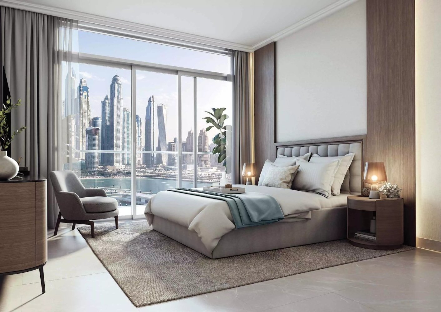 Apartamento T2 em Dubai, UAE N.º 20833