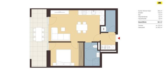 2 rooms Apartment in Dornbirn, Austria No. 181952 3