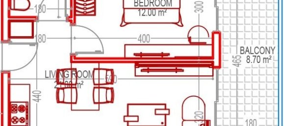 Apartment 1+1 in Gazipasa, Turkey No. 30088 6