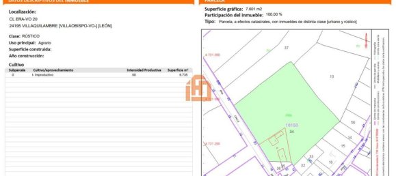  قطعة أرض في Villaquilambre, Spain رقم 98199 5