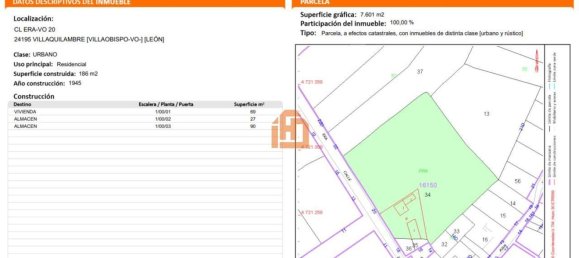  قطعة أرض في Villaquilambre, Spain رقم 98199 6