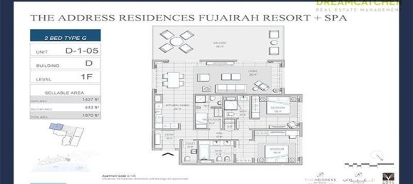 Apartamento T2 em Sharm, UAE N.º 34892 11