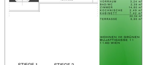 2 rooms Apartment in Penzing, Austria No. 90814 12