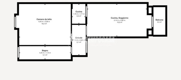 1 bedroom Apartment in Parella, Italy No. 308445 16