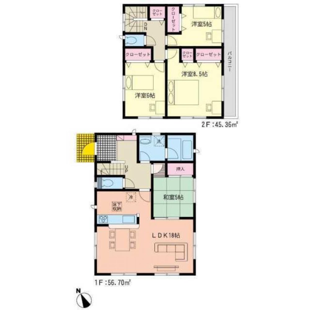 Дом с 4 спальнями в Фукуока, Япония № 1060