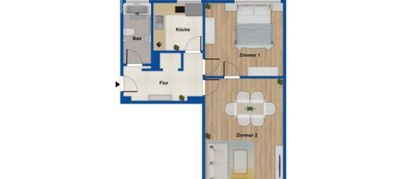 2غرفة شقة في Halensee, Germany رقم 49102 11