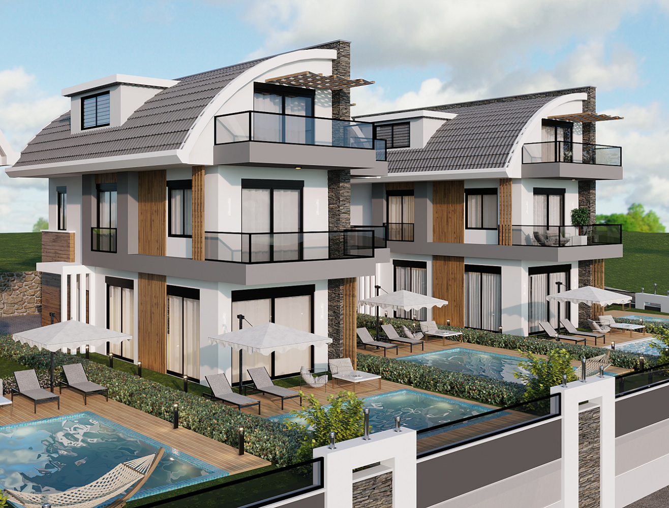 Villa 4+1 in Alanya, Turkey No. 10829