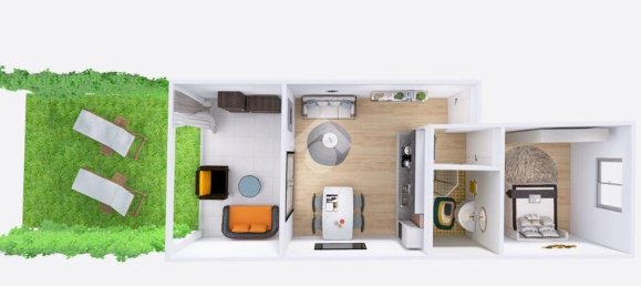 Квартира с 2 спальнями в Тосколано Мадерно, Италия № 361374 44