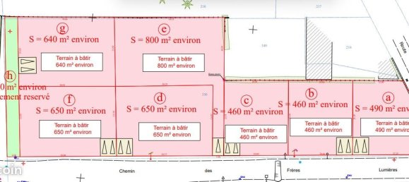 Grundstück in Feurs, France 460m², Nr. 86752 2
