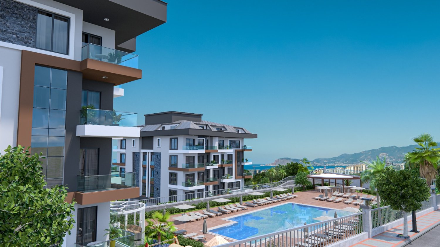 Appartement 1+1 à Alanya, Turkey No. 41720