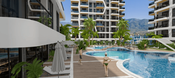 Квартира 1+1 в Тосмур, Турция № 4658 17