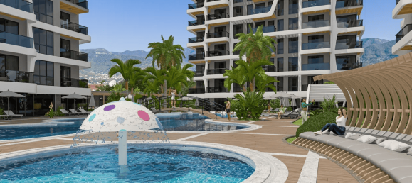 Квартира 1+1 в Тосмур, Турция № 4658 11