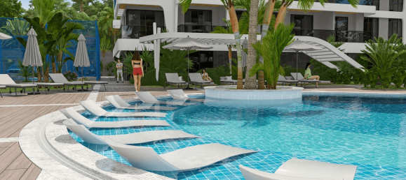 Квартира 1+1 в Тосмур, Турция № 4658 14