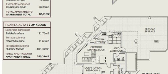 Penthouse T3 em Calpe, Spain N.º 41877 4