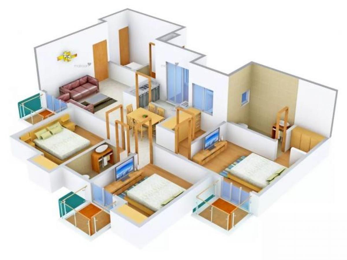 3 bedrooms House in Gurgaon, India No. 13450