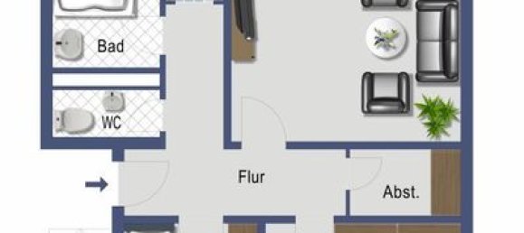 3-Zimmer Wohnung in Frankfurt am Main, Germany, Nr. 39506 3