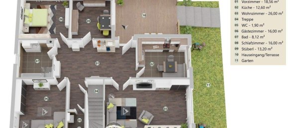 5-Zimmer Bungalow in Wien, Austria, Nr. 132319 64