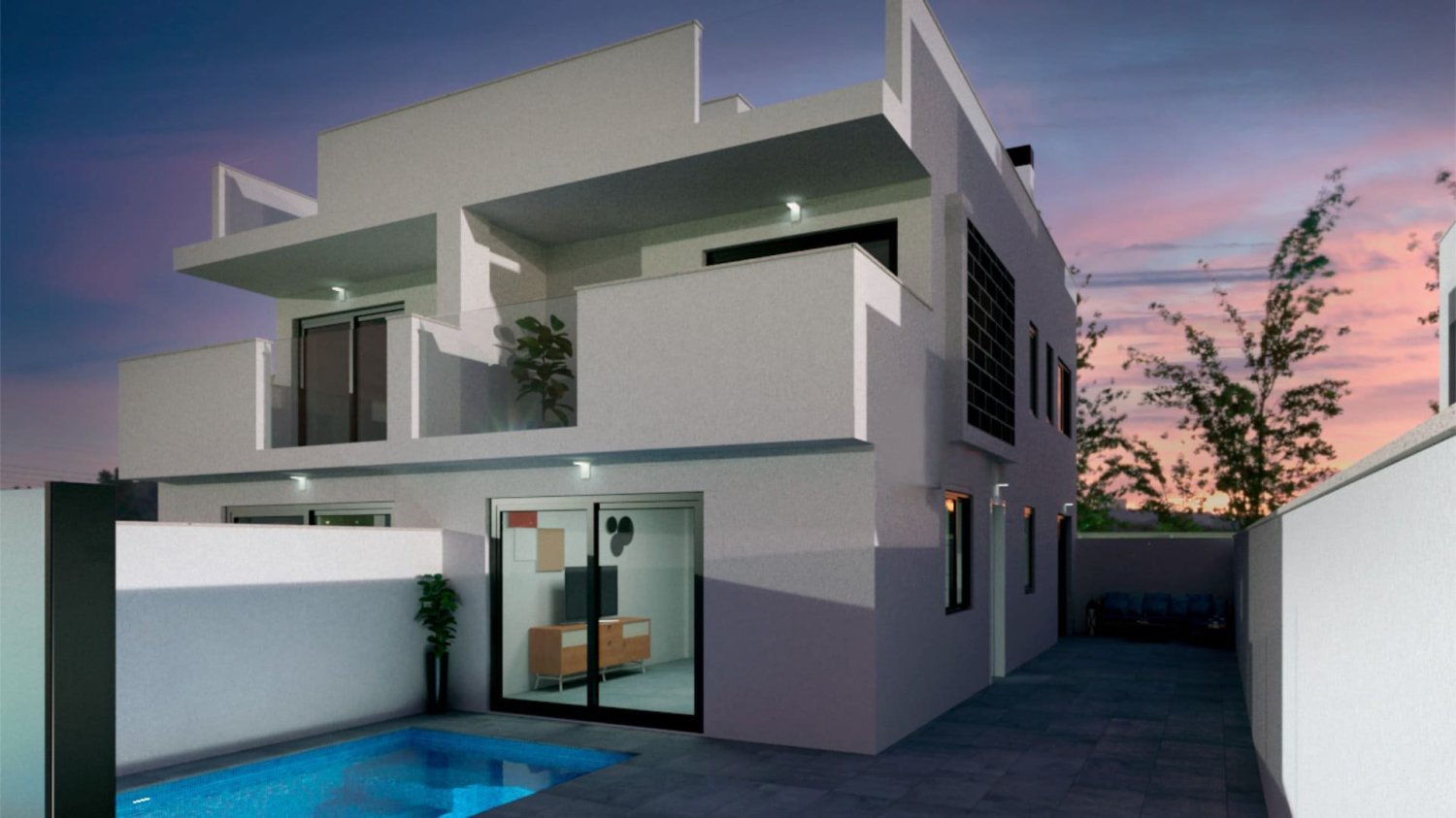 Villa de 3 dormitorios en La Pinada Nature Resort, San Pedro del Pinatar, Spain No. 15885