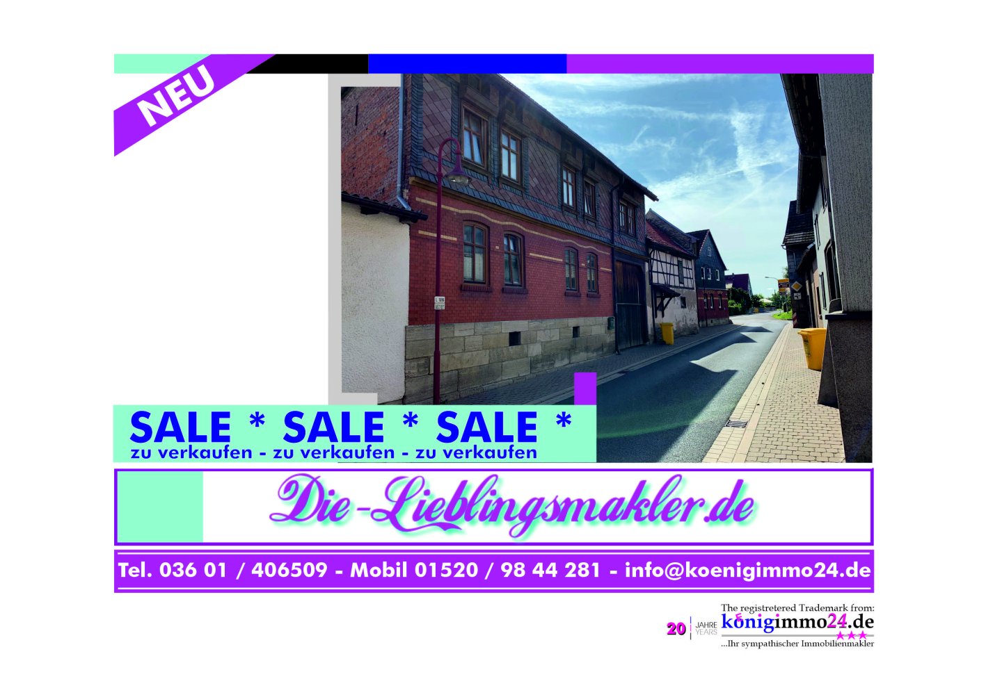 3 Schlafzimmer Bauernhof in Unstrut-Hainich-Kreis, Germany, Nr. 13730