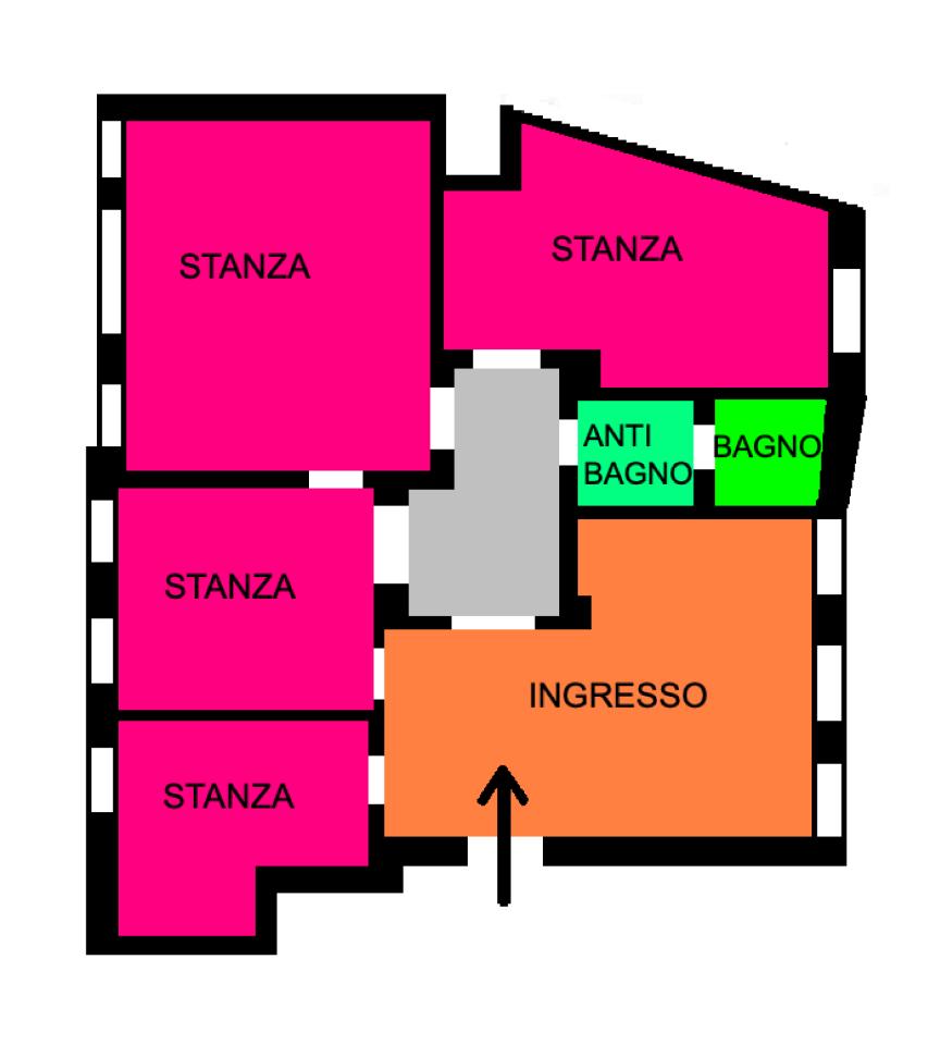 2 rooms Apartment in Venice, Italy No. 27097