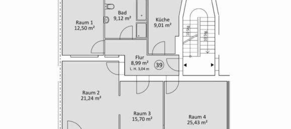 Apartamento T2 em Westend, Germany N.º 335357 16