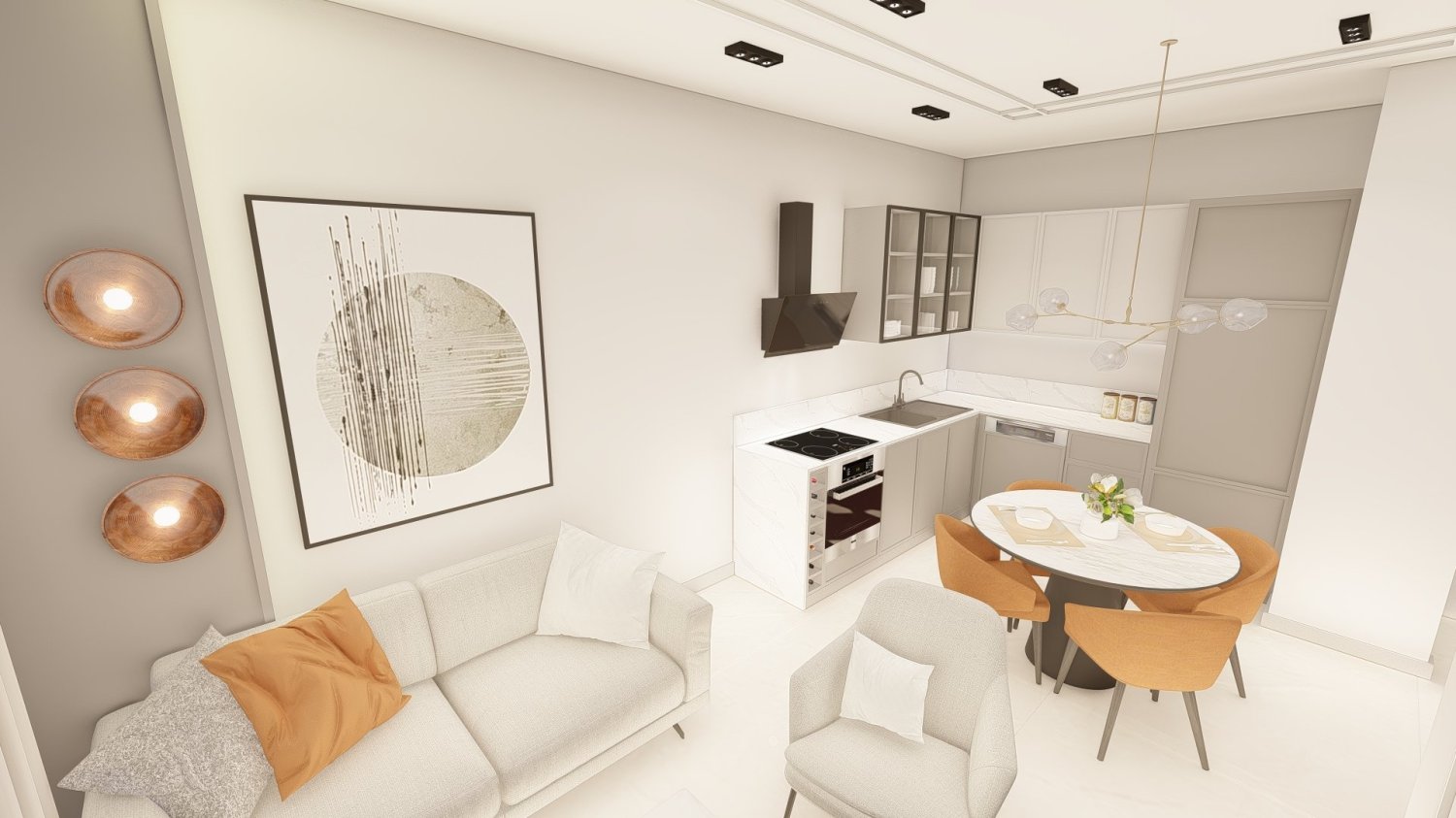 Wohnung 2+1 in Avsallar Hills Residence, Avsallar, Turkey, Nr. 38353