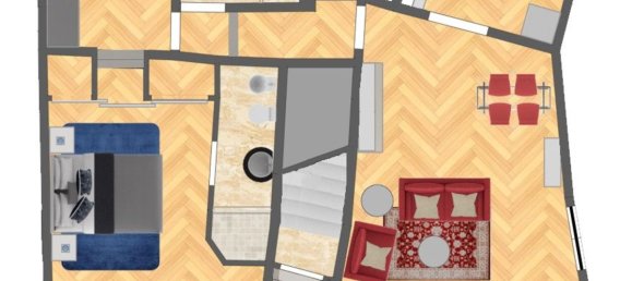 3 rooms Apartment in Rome, Italy No. 222546 42