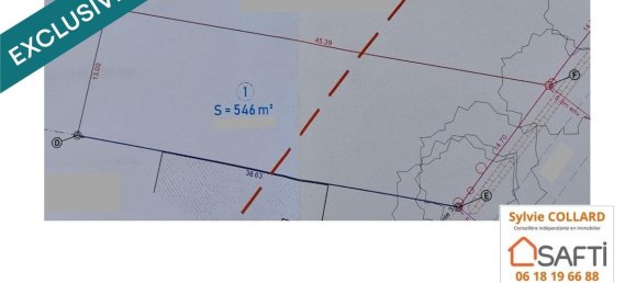 Земельный участок 546м² в Сен-Лифар, Франция № 100931 2