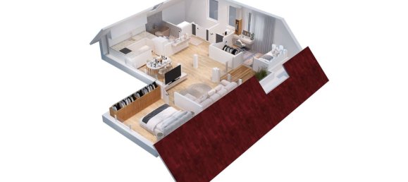 4 غرف نوم تاون هاوس في Rems-Murr-Kreis, Germany رقم 295068 4