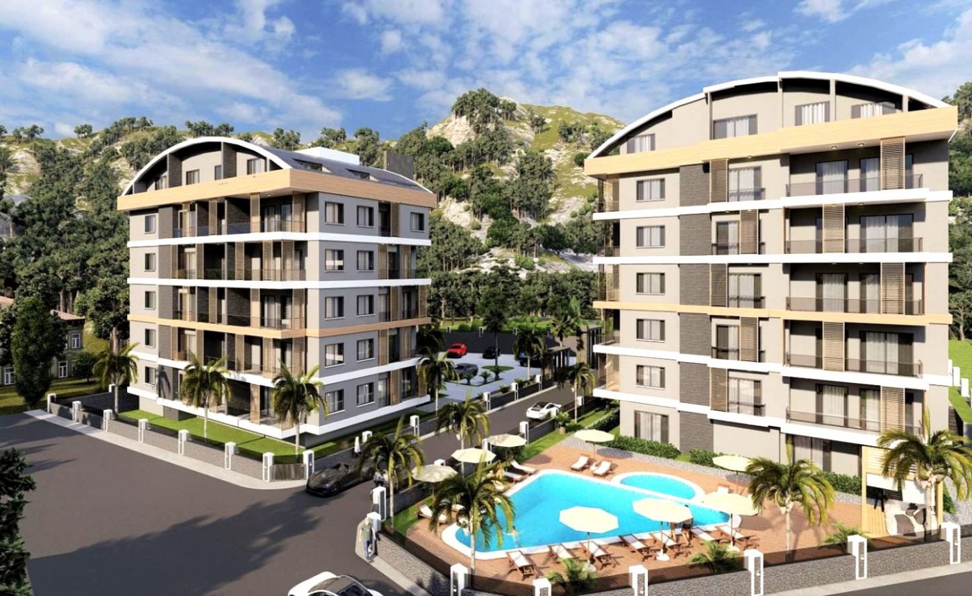 شقة 1+1 في Oba, Turkey رقم 8584