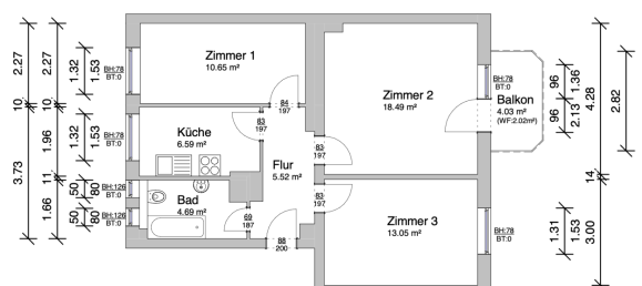 2 Schlafzimmer Wohnung in Zehlendorf, Germany, Nr. 367252 13